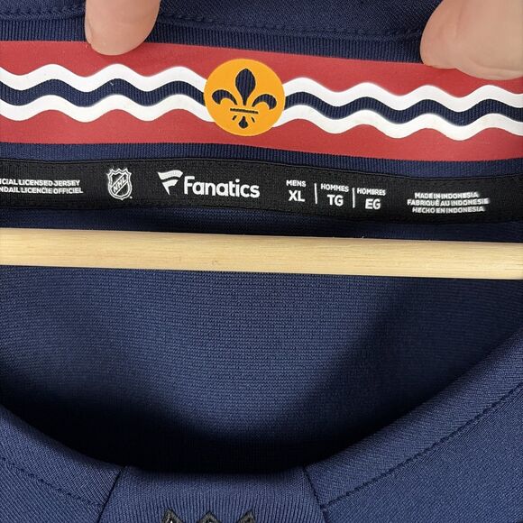 St Louis Blues Fanatics Breakaway Home Jersey Blue Size XL NWT - Picture 5 of 7